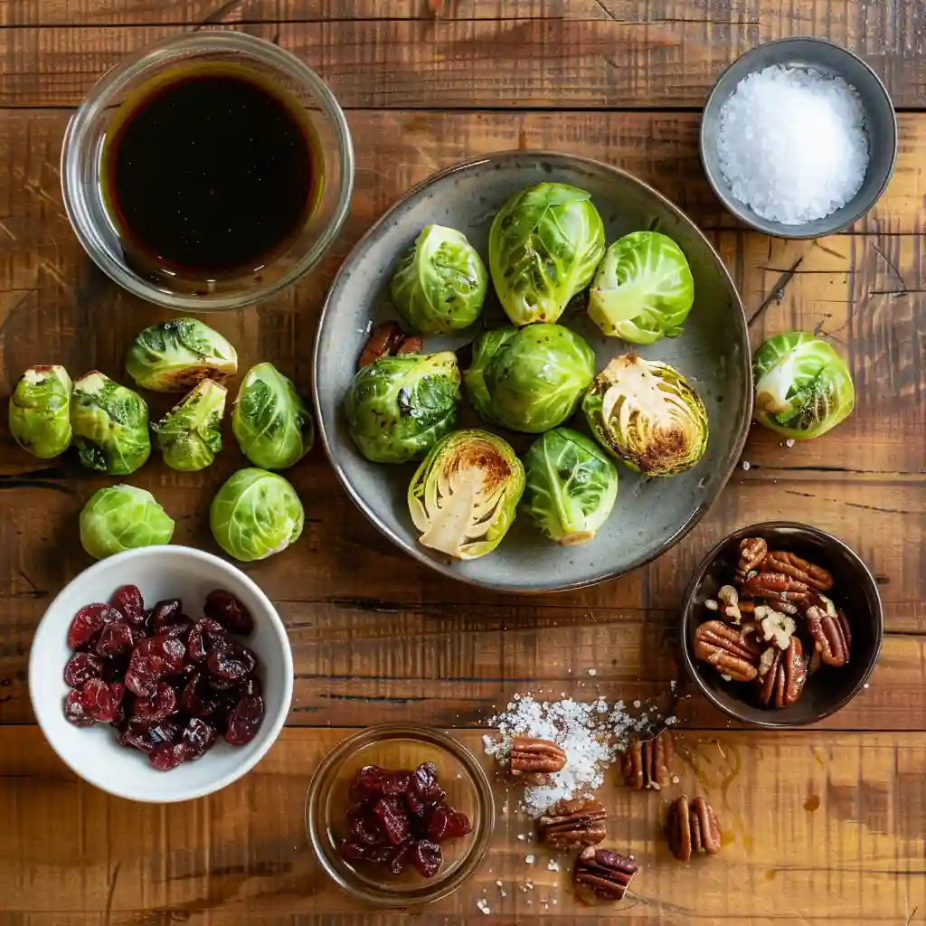 Ingredients for Brussels Sprouts with Bacon recipe