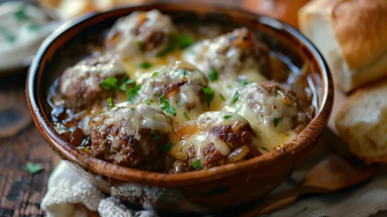 Crockpot French Onion Meatballs: 5 Steps to Comfort Bliss