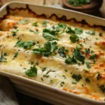 Baked Chicken Enchiladas with Sour Cream White Sauce