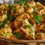 Roasted Moroccan cauliflower with tahini-honey and herbs