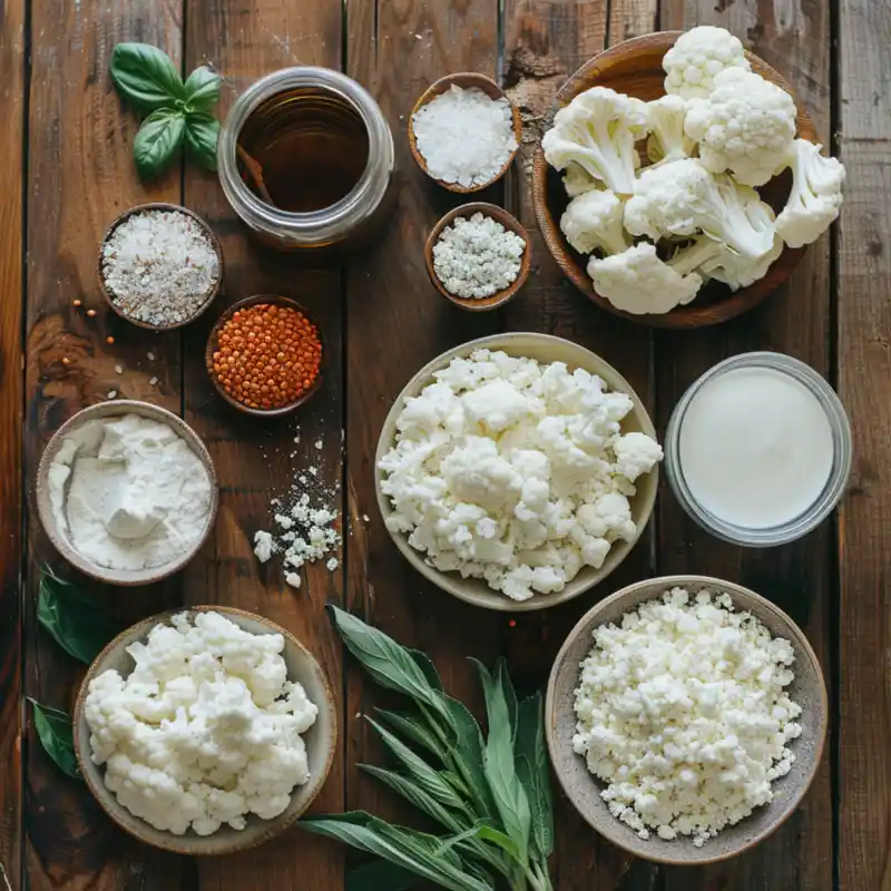Ingredients for Two Ingredient Cottage Cheese Tots