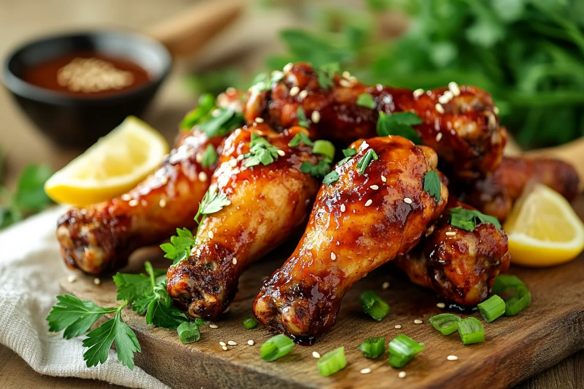 Leftover Are 5 Ingredient Slow Cooker Drumsticks stored in meal prep containers