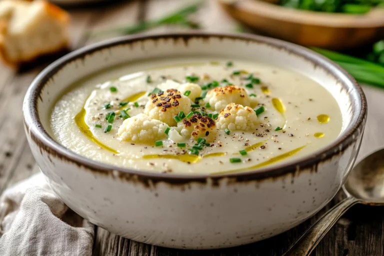 Cauliflower Potato Soup - Easy homemade recipe