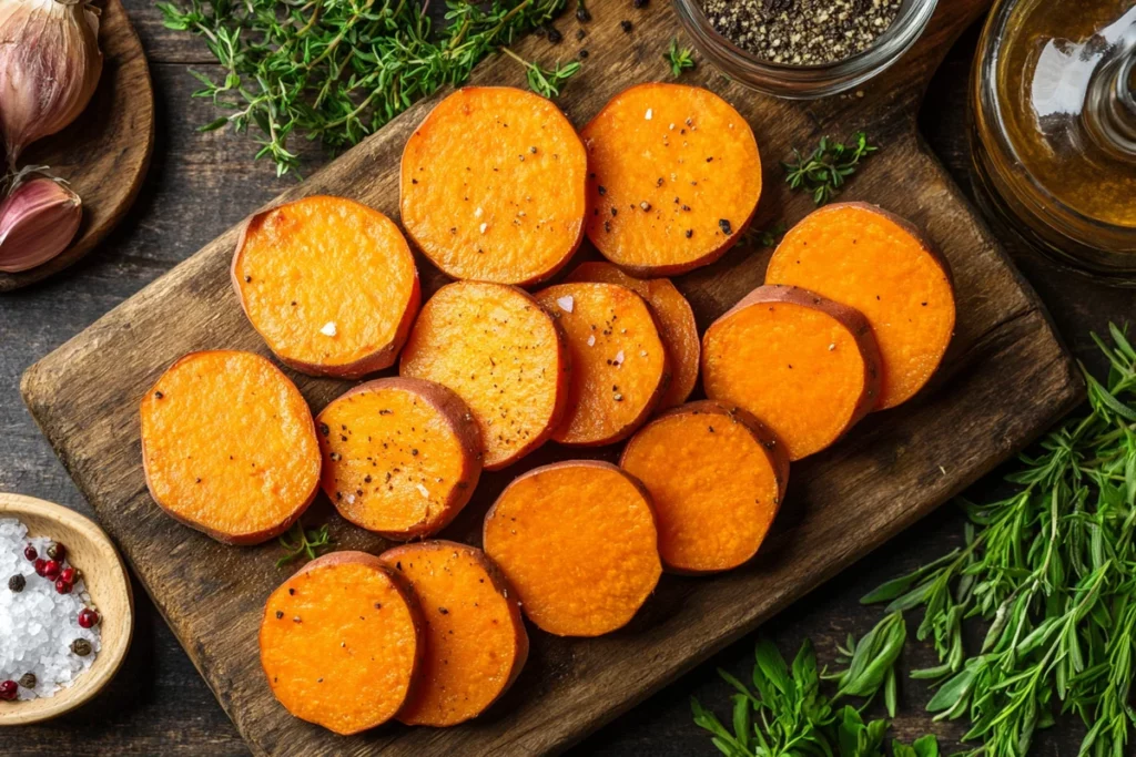 Ingredients for Fondant Sweet Potatoes
