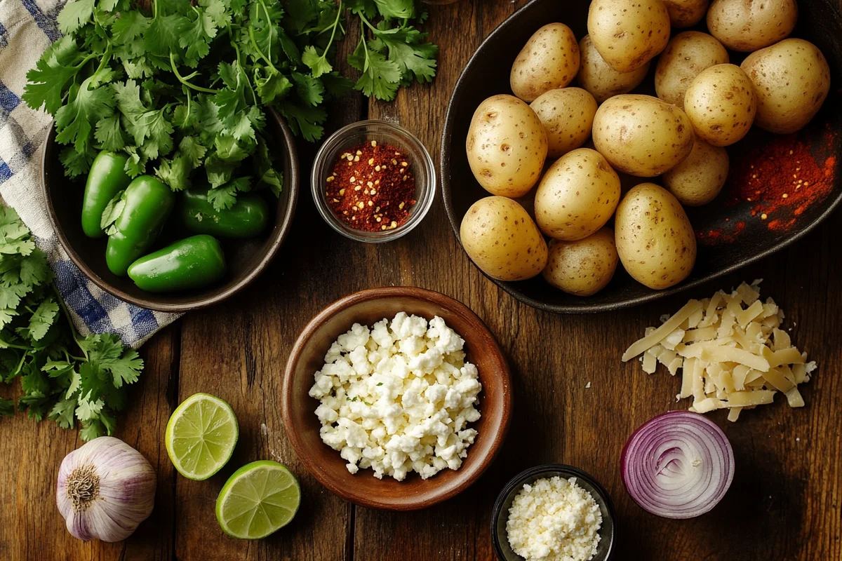 Cooking Mexican-Style Street Potatoes step by step