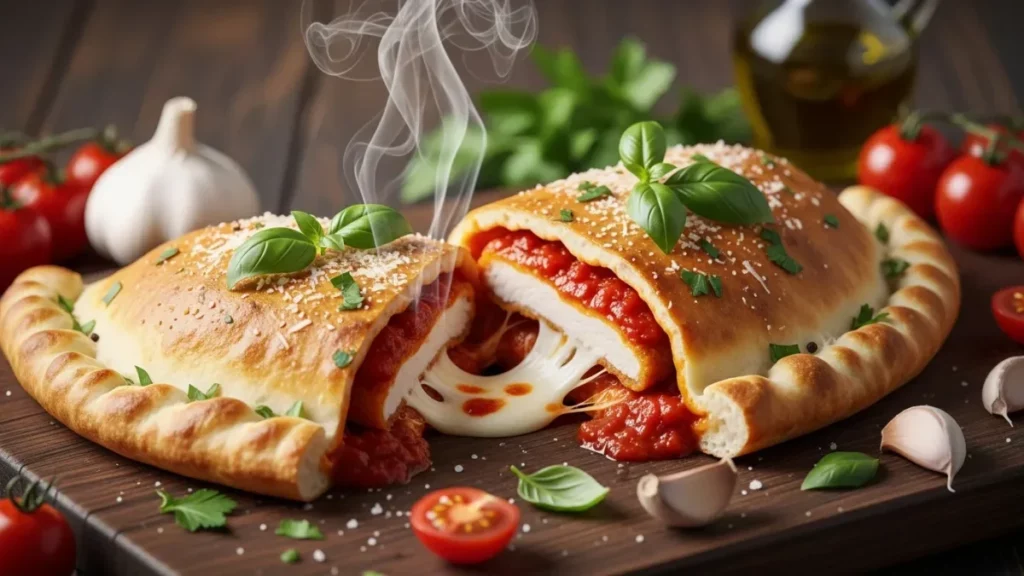 chicken parmesan calzone - Easy homemade recipe