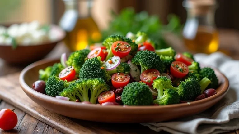 Italian Broccoli Salad - Easy homemade recipe