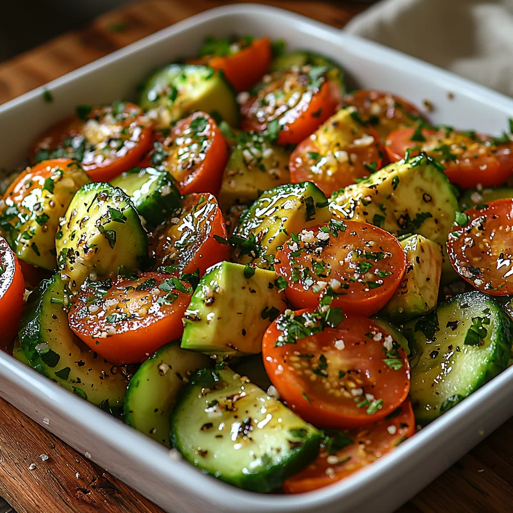 6 Easy Steps to Make Cucumber Tomato Avocado Salad That Actually Works
